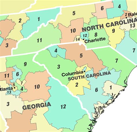 United States 2022 Congressional Districts Wall Map By Mapshop The