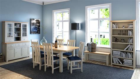 Custom length, width, and stain. Portland Stone Extending Dining Table & 6 Chairs Set ...