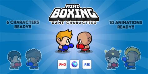 Mini Boxing Game Characters By Segel Codester