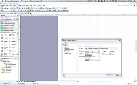 Creating Uml Class Diagrams With Visio Part 2 Adding Classes Youtube