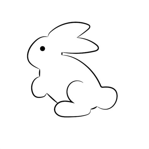 Premium Vector Vector Rabbit Cartoon On White Background