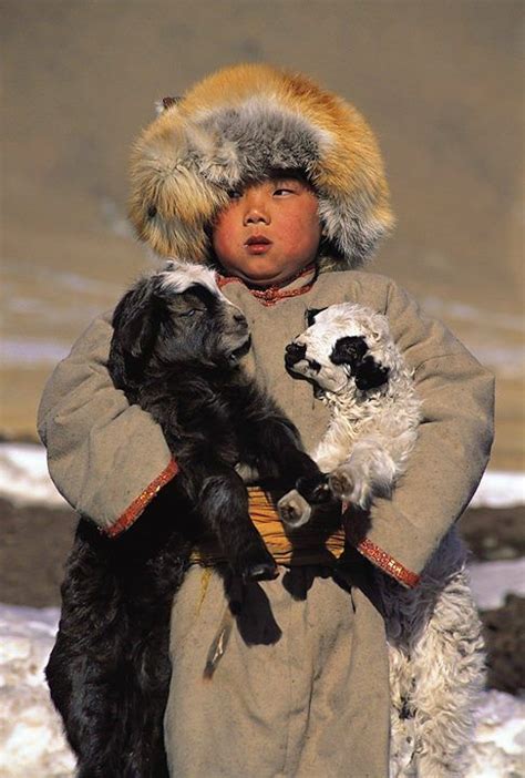 Cute Mongolian Kid Cute Animals Beautiful Children Kids Around The