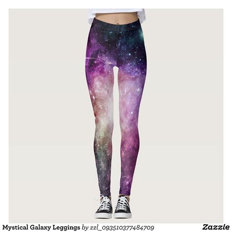 Mystical Galaxy Leggings Zazzle Galaxy Leggings Tights Workout