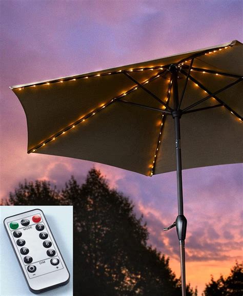 104 Led Umbrella Lights With Remote Decorate Patio Umbrella Etsy