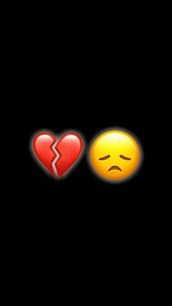 Heartbreak On Dog Broken Emoji Hd Wallpaper Pxfuel