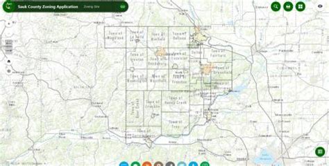 Gis Zoning Application Sauk County Wisconsin Official Website