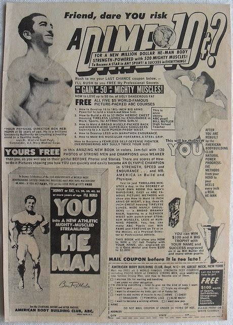 1950s american bodybuilding muscle men vintage comic book advertisement a photo on flickriver