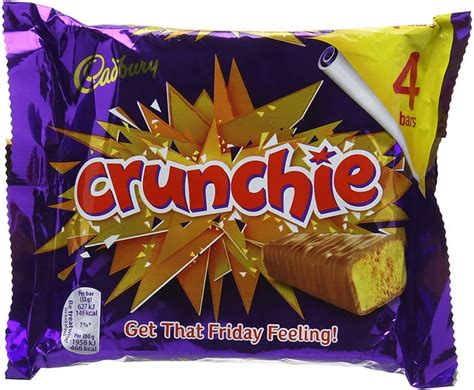 cadbury crunchie chocolate bar 4 x 32g £0 97 at amazon uk
