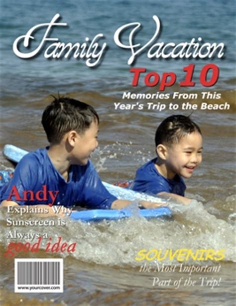 Select from premium magazine cover of the highest quality. Family Vacation | YourCover