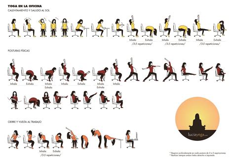 Ejercicios Prácticos De Yoga Para Relajarse En La Oficina