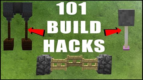 We did not find results for: 101 MINECRAFT BUILD HACKS - YouTube