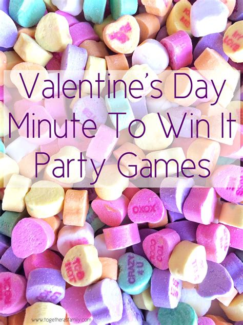 Valentine S Day Minute To Win It Games Valentine S Day Party Games Valentines Games