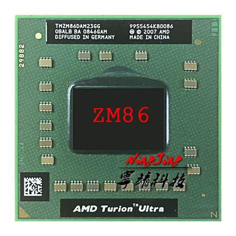 Amd Turion X2 Ultra Zm 86 Zm 86 Zm86 2 4 Ghz Used Dual Core Dual