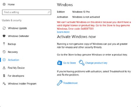 Unable To Activate Windows 10 After The Anniversary Update