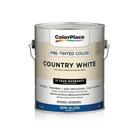 Country White Colorplace Pre Tinted Semi Gloss Interior Paint Gallon