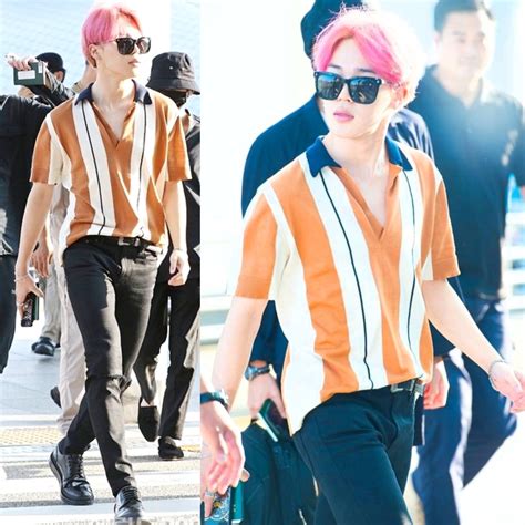 Bts became the first artist in gda history to win both daesangs (digital and physical) at the same year. Battle of Jimin's airport fashion. Your fav? - Jimin (BTS ...