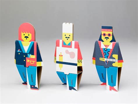 Cardboard People Cardboard Up Crafts Toys Design