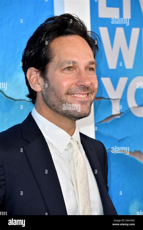 Los Angeles Usa 16th Oct 2019 Paul Rudd At The Premiere Of Living