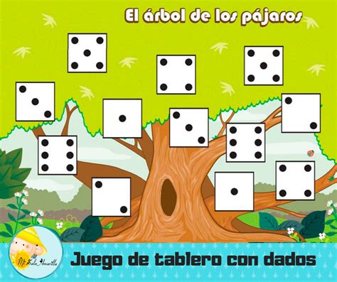 Descarga e imprime la plantilla frontal y el reverso también te damos otras ideas para hacer juegos de mesa hechos con piedras. El árbol de los pájaros: Juego de conteo y correspondencia. | Juegos con dados, Juegos de ...