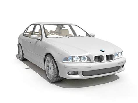 Bmw 5 Series Luxury Car Free 3d Model Max Vray Open3dmodel