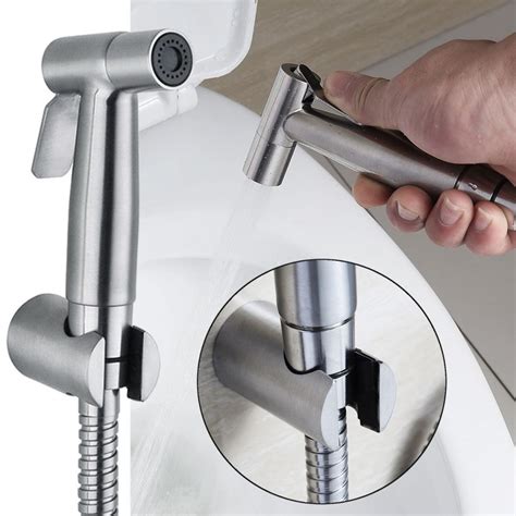 Stainless Steel Handheld Toilet Bidet Sprayer (Complete Set