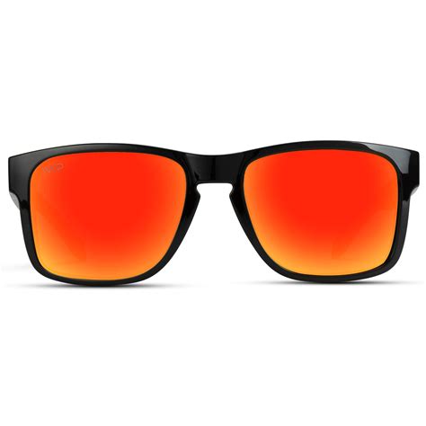 Wearme Pro Premium Polarized Mirror Lens Classic Square Style Sunglasses