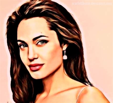 Angelina Jolie By Scarletthorse On Deviantart