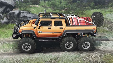 Hummer H2 6x6 030316 For Spin Tires