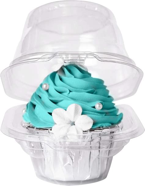 Individual Cupcake Container Single Compartment Cupcake Carrier