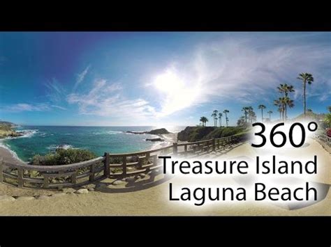 It's easy to imagine an 18th century scalawag guzzling tankards of rum on the sand after burying a chest brimming with gold. Treasure Island Beach, Laguna Beach (360° Video, 4K) - YouTube