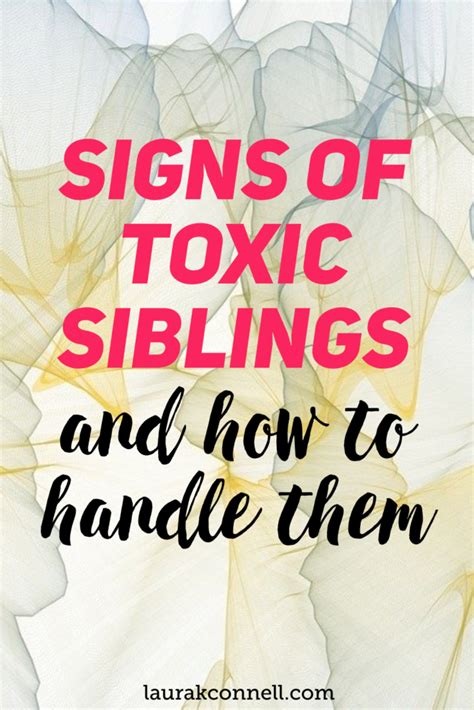 How To Navigate Sibling Rivalry And Toxic Sibling Relationships Artofit