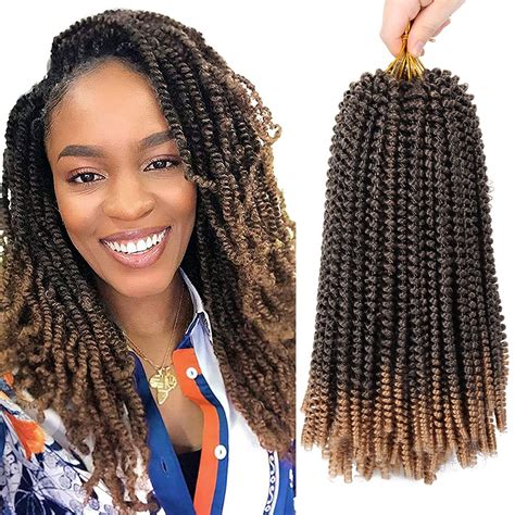 buy 6 packs spring twist hair 14 inch spring twist crochet hair fluffy spring twist synthetic