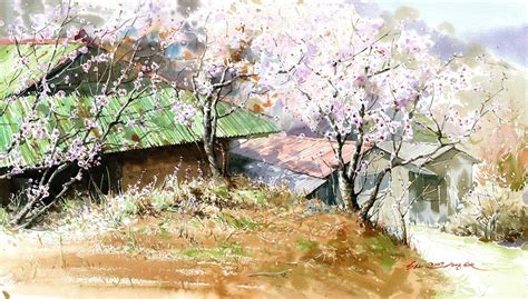 Its last stop has been. Korean Watercolor Painter "Shin Jong Sik" - Fine Art and You
