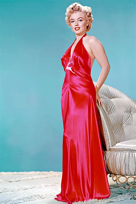 Lady Hollywood Missmonroes Marilyn Monroe Photographed By Frank Satin Dress Long Marilyn