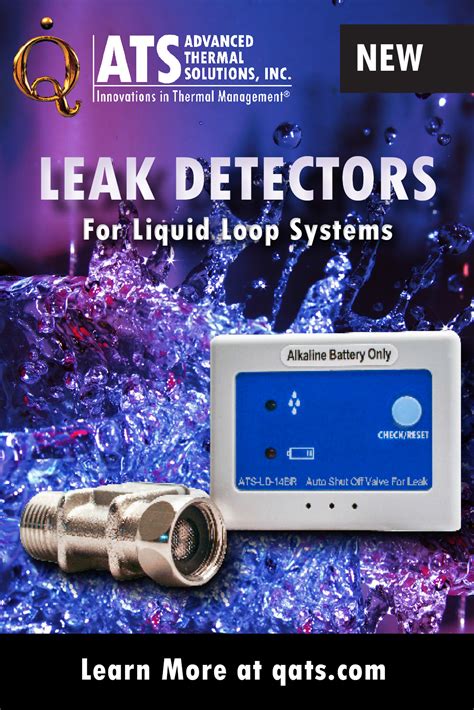 Leak Detectors Featured In Qpedia Advanced Thermal Solutions