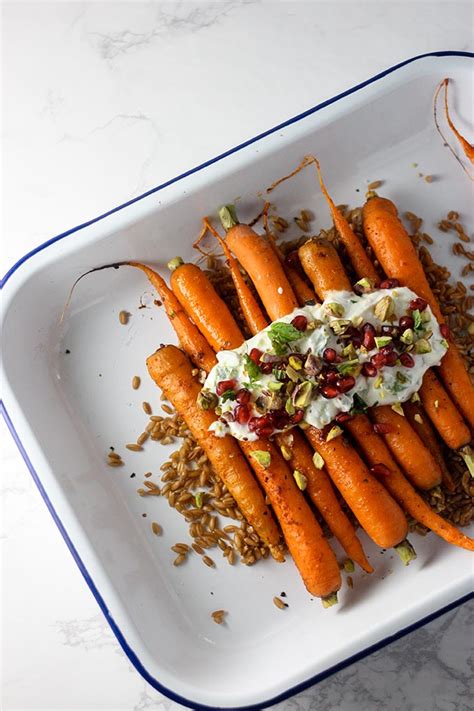 Roasted Baby Carrots With Farro The Home Cooks Kitchen