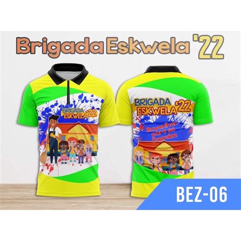 Brigada Eskwela Polo Shirt New Brigada Eskwela 22 Fully Sublimated