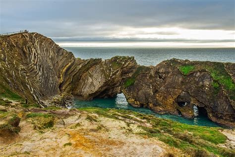 Hd Wallpaper Rock Formation Geology Jurassic Coast Dorset England