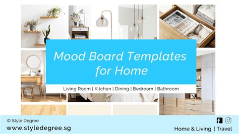 Mood Board Interior Design Template Stylemag Style Degree