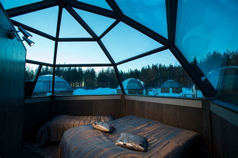 Northern Lights Glass Igloo And Ice Hotel Glass Cabin Lapland