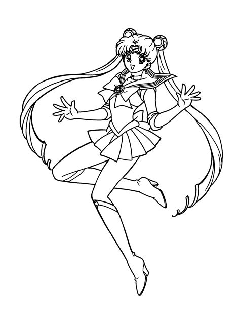 Resultado De Imagen Para Colorear Sailor Moon Dibujos De Sailor Moon