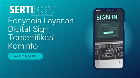 Penyedia Layanan Digital Sign Tersertifikasi Kominfo