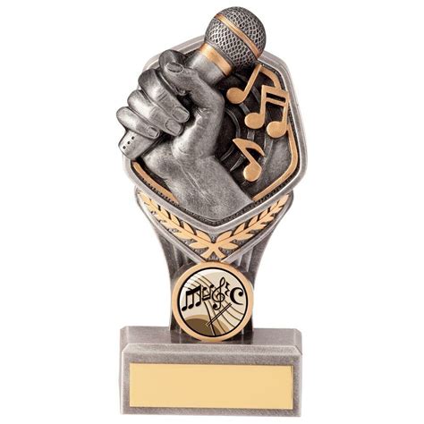 Karaoke Awards Falcon Singing Microphone Trophies Trophy 5 Sizes Free