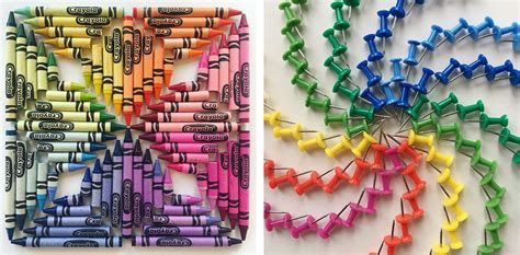 This Artist Arranges Everyday Objects Into Oddly Satisfying Patterns