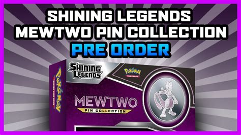 Pokemon Shining Legends Mewtwo Pin Collection Revealed Youtube
