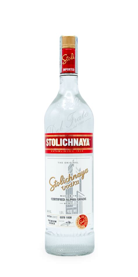 Stolichnaya Vodka 40° Cl100 Enoteca Del Frate