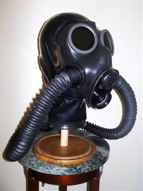 Heavy Rubber Fetish Custom Gas Mask Latex Hood With Dark Etsy