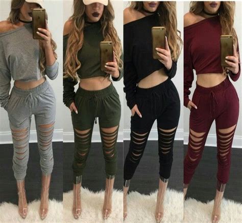 Pin By Zeisha On Stylish Cute Outfits Tracksuit Women Tops For Leggings Leggings Are Not Pants