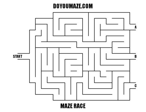 Race Mazes Introducing A 4 Person Maze Race — Do You Maze