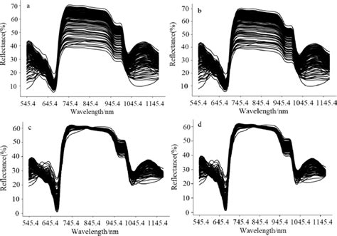 Visnir Diffuse Reflectance Spectra Of Fig A Original Spectrum B S G